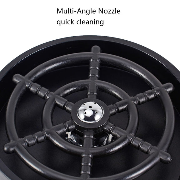 Automatic Faucet High Pressure Spray Washer, Style: Black+Soft Hose+G1/2 Three-way