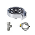 Automatic Faucet High Pressure Spray Washer, Style: Silver+Soft Hose+G1/2 Three-way - Faucets & Accessories by PMC TechLife | Online Shopping South Africa | PMC TechLife
