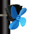 YL603 Thermodynamic Magnetless Wall Mounted Fireplace Fan(Blue) - Fireplace Fan by PMC TechLife | Online Shopping South Africa | PMC TechLife | Buy Now Pay Later Mobicred