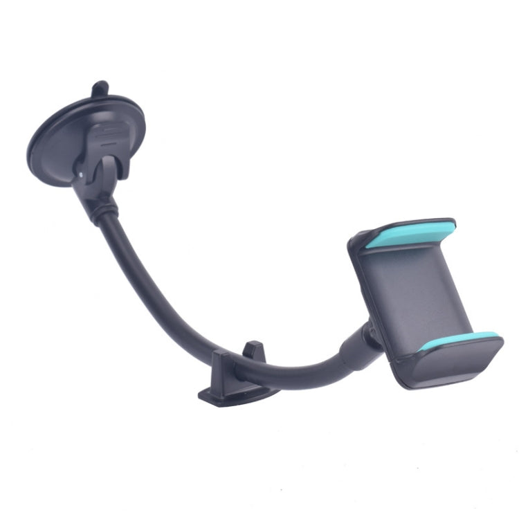 2 PCS Suction Cup Long Soft Hose Windshield Car Mobile Phone Clip Bracket(Blue Box Packaging)