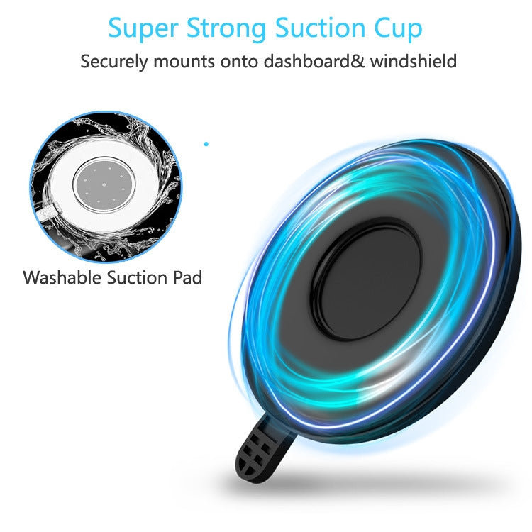 2 PCS Suction Cup Long Soft Hose Windshield Car Mobile Phone Clip Bracket(Yellow Box Packaging)