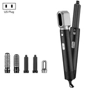 5-in-1 Hot-air Comb Automatic Straightening Dual-purpose Hair Dryer Black(US Plug)