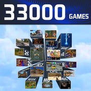 Arcade Box 64G Wireless Video Game Machine Box 4K HD Display For PS1/PSP/N64/DC, EU Plug