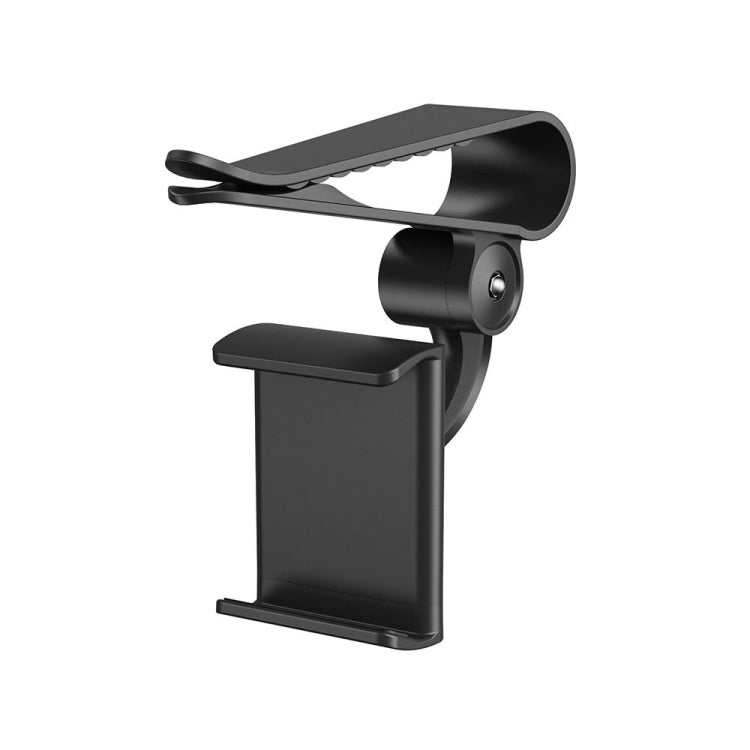 2 PCS Car Sun Visor Bracket Car Mobile Phone Buckle Holder(Black)