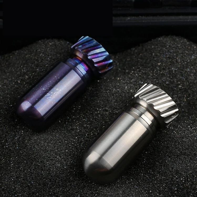 Portable Pure Titanium Mini Water-resistant Warehouse Sealed Jar Pill Box, Color: Primary Color