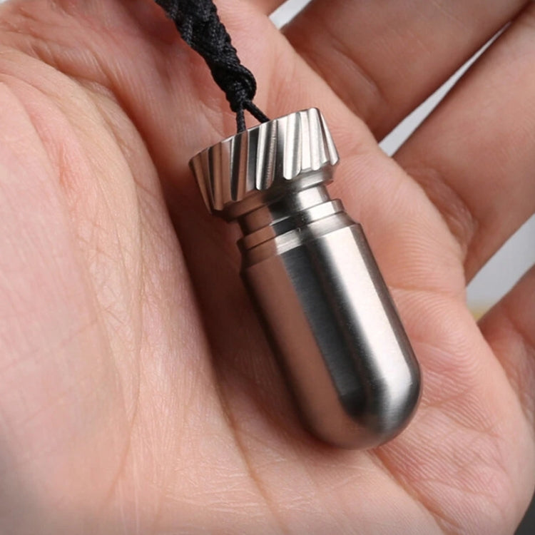 Portable Pure Titanium Mini Water-resistant Warehouse Sealed Jar Pill Box, Color: Primary Color