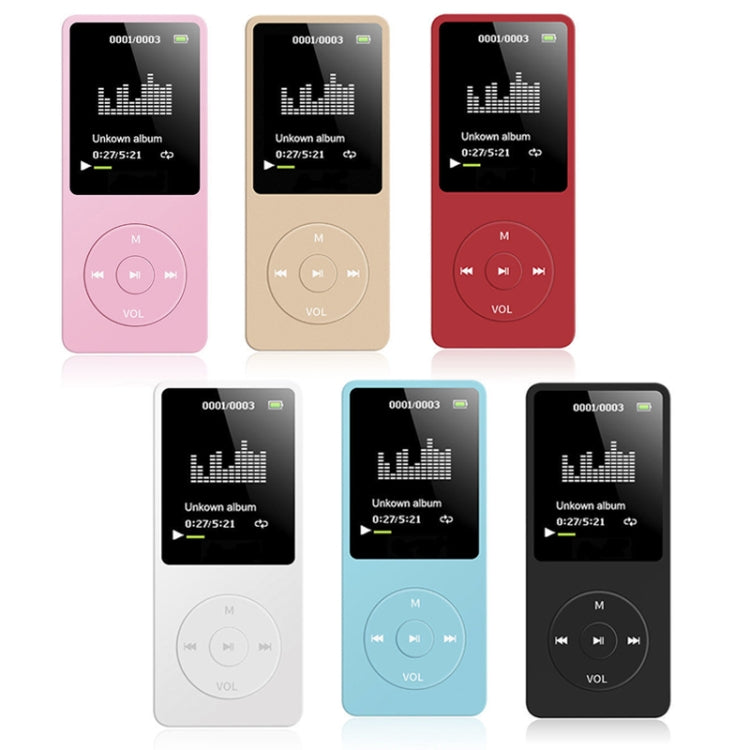 Card Ultra-thin Lossless MP4 Player With Screen(Black)