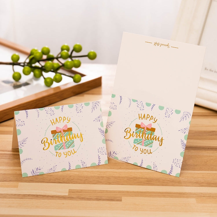 50 PCS Hot Stamping Embossed Birthday Card(7)