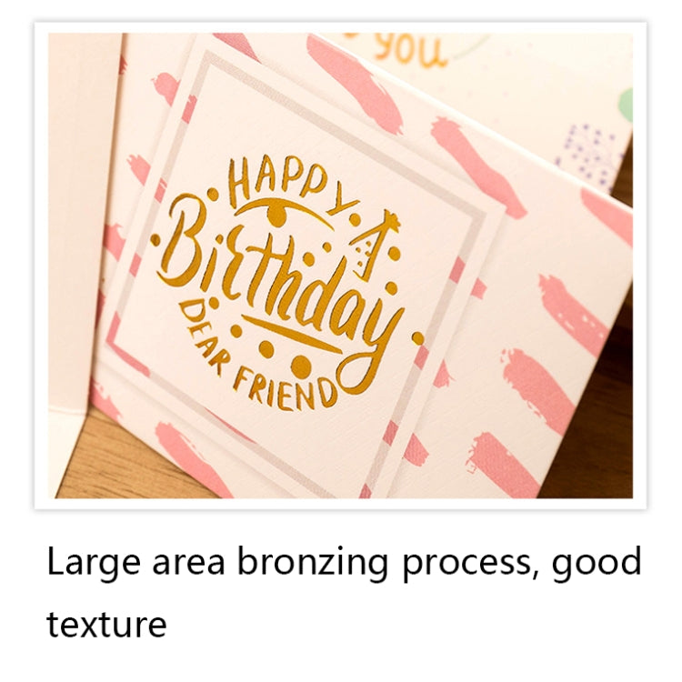 50 PCS Hot Stamping Embossed Birthday Card(7)