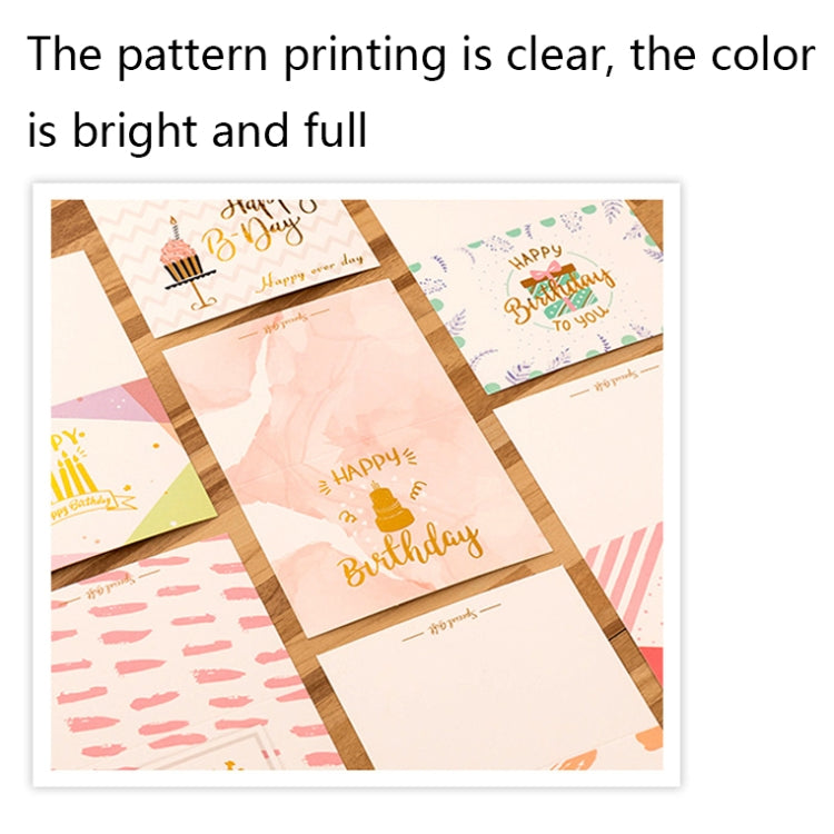 50 PCS Hot Stamping Embossed Birthday Card(7)