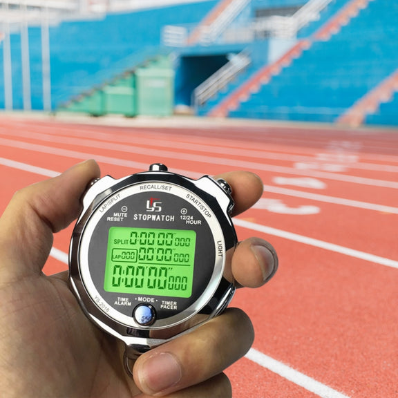 YS Running Training Stopwatch Timer Metal Luminous Stopwatch, Style: One Hundred Memory