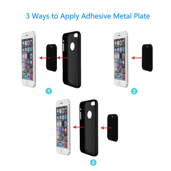 30 PCS Car Phone Holder Magnetic Sheet, Spec: 45 x 65mm (with Tape)
