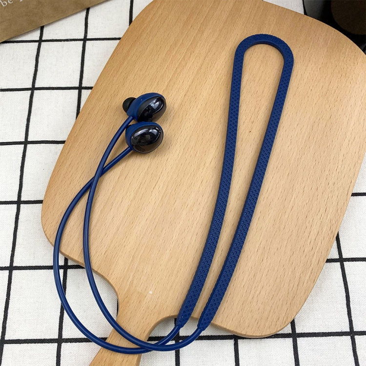 2 PCS Bluetooth Earphone Silicone Anti-Lost Cord For Samsung Glaxy Buds Pro(Blue)