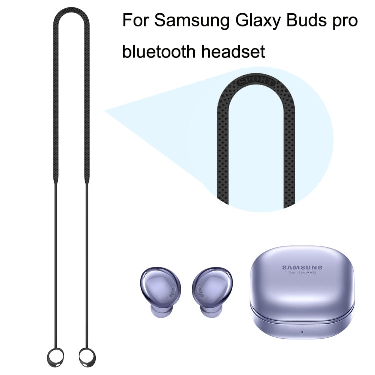 2 PCS Bluetooth Earphone Silicone Anti-Lost Cord For Samsung Glaxy Buds Pro(Red)