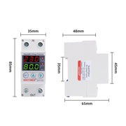 SINOTIMER SVP-916 Adjustable Self-resetting Over-voltage Under-voltage Protector, Current: 63A
