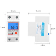 SINOTIMER DDS6619-012 Backlight Display Household Single-phase Rail Energy Meter 5-80A(230V 50Hz)