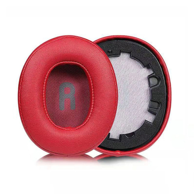 1 Pair Headphone Cover Earmuffs  for JBL TUNE700 T750BTNC  T700BT(Red Protein Leather)
