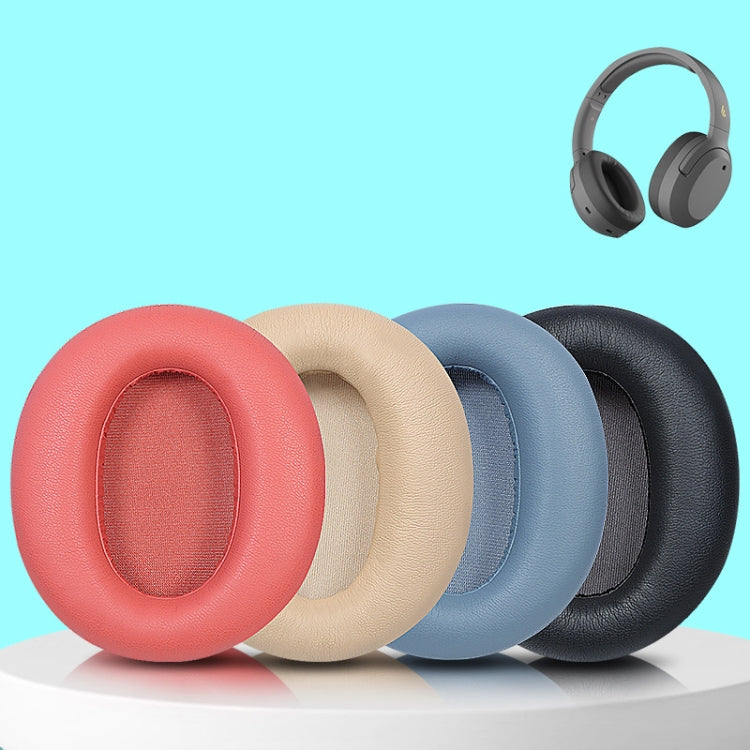 2 PCS Headset Earmuffs Sponge Cover for Edifier W820nb,Style: Red