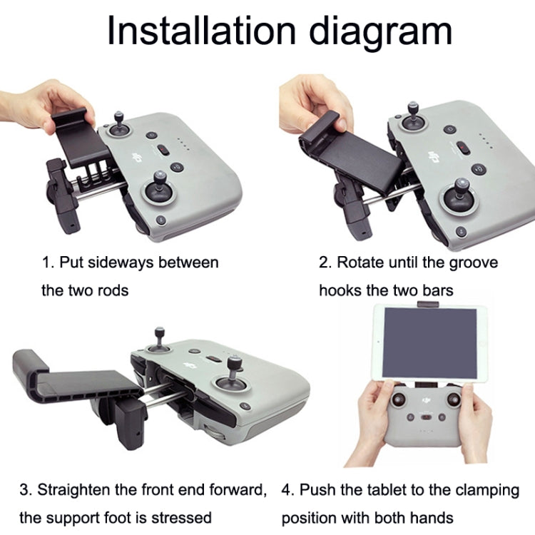 Remote Control Tablet Extension Bracket For DJI Mavic 3 / Air 2 / Air 2S / Mini 2, Style: Small