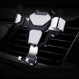 Universal Metal Gravity Car Phone Holder(Silver) - Car Holders by PMC TechLife | Online Shopping South Africa | PMC TechLife