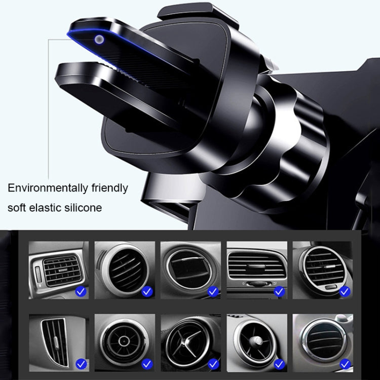 Universal Metal Gravity Car Phone Holder(Gold)