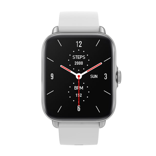 LOANIY Y22 Heart Rate Monitoring Smart Bluetooth Watch, Color: Silver Gray