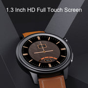 LOANIY E80 1.3 Inch Heart Rate Detection Smart Watch, Color: Black Steel