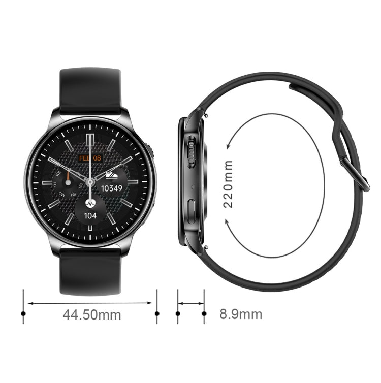 Wearkey Y22 1.32 Inch Bluetooth Calling Smart Watch with Rotary Button(Pink)