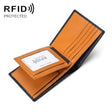 TP-215 Leather RFID Anti-theft Tri-fold Short Wallet(Brown) - free shipping - PMC TechLife - Order now!