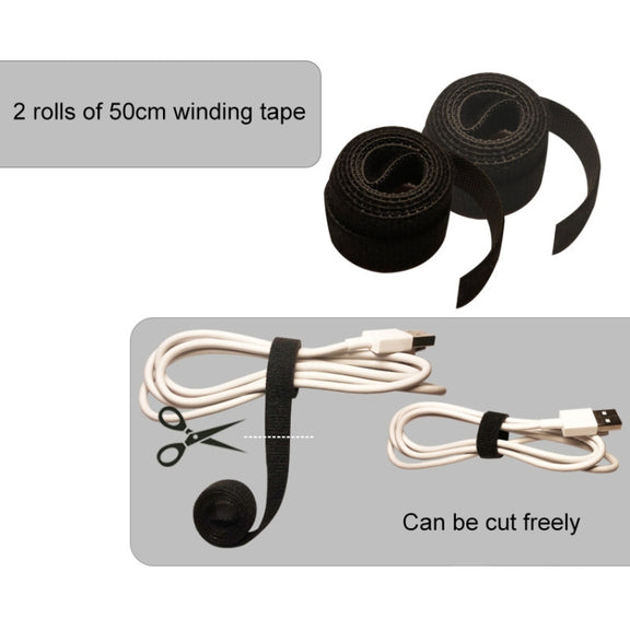 Zipper:126 In 1 Desktop Data Cable Organizer Storage Winder Combination Set
