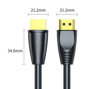 DTECH HDMI 2.0 HD Connection Cable 4K 60Hz Computer TV Connection Cable, Length: 1m
