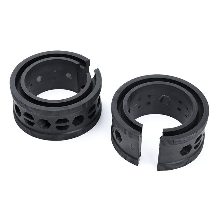 19 Holes Car Universal Buffer Rubber Spring Shock Absorber, Specification: D
