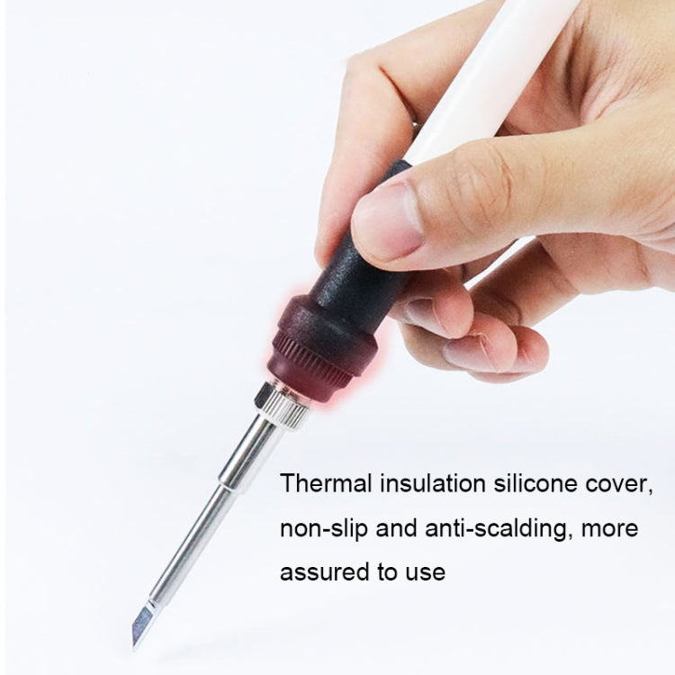 QUECOO 1.3-inch Screen Constant Temperature Soldering Iron, Set: US Plug (955+P9)