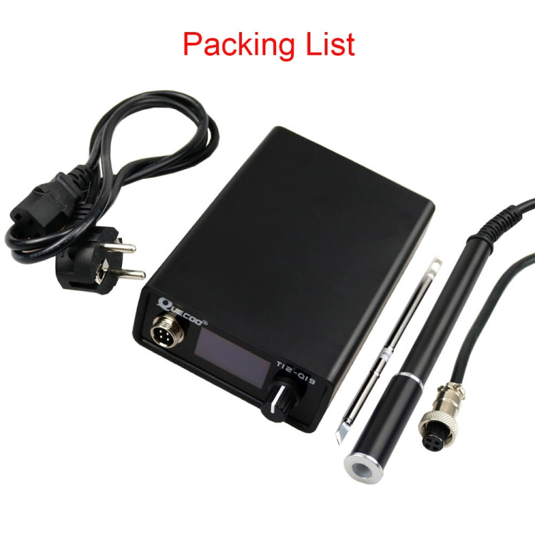 QUECOO 1.3 Inch Display Soldering Station with Handle, Set: EU Plug (Q19+M8)