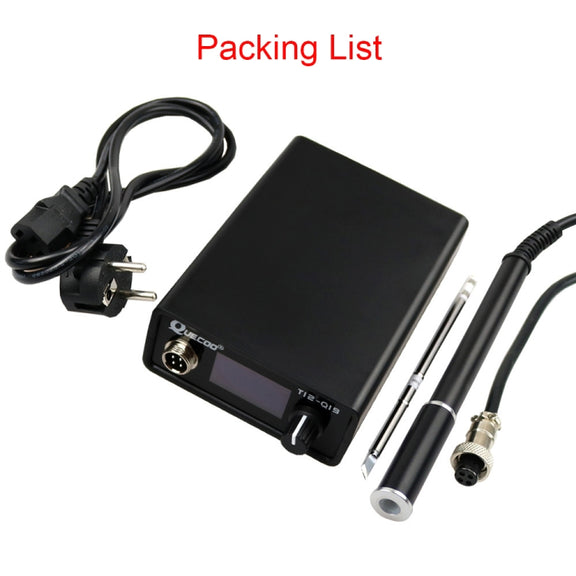 QUECOO 1.3 Inch Display Soldering Station with Handle, Set: EU Plug (Q19+M8)