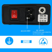 QUECOO 1.3 Inch Display Soldering Station with Handle, Set: US Plug (Q19+M8)