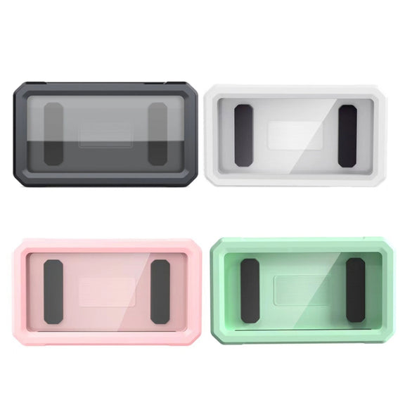 Retractable Rotating Bathroom Water-resistant Mobile Phone Box Wall Mount Mobile Phone Holder(Green)