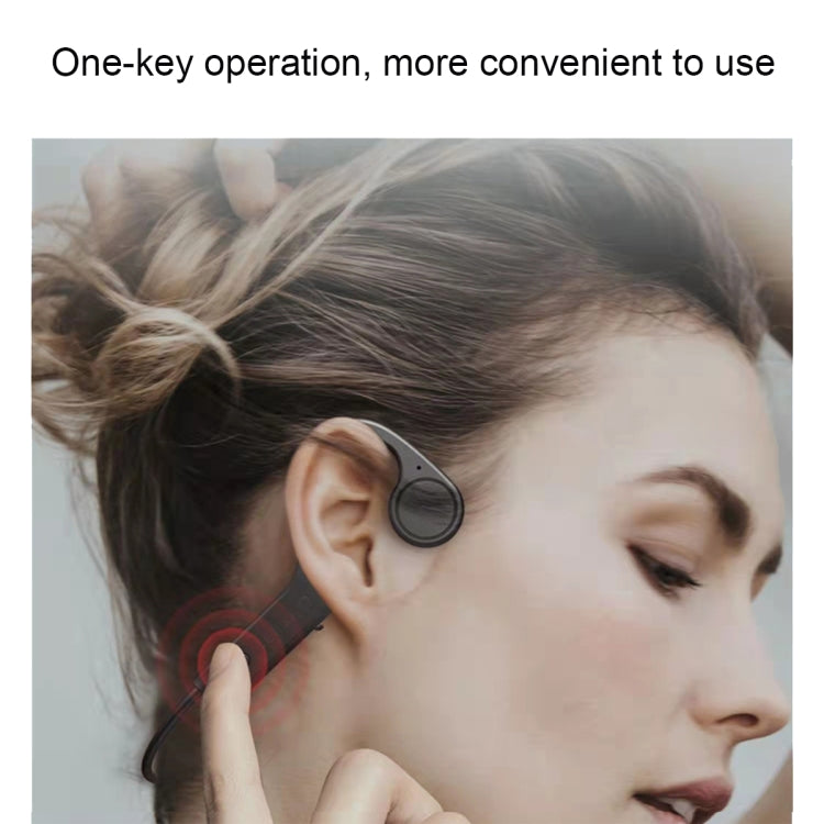 Sounder GCRT-X4 Stereo Music Bone Conduction Bluetooth Headset(Black)