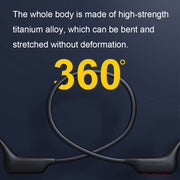GCRT-X6 Earhook Bone Conduction Sports Bluetooth Headphones(Black)