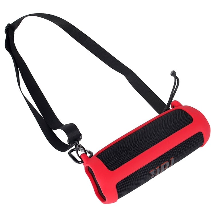 Bluetooth Speaker Silicone Protective Case For JBL Flip6(Red)