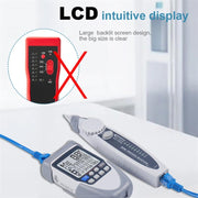ET613 Network Cable Tester Wire Tracker Battery Voltage POE Test Multi-function Cable Tester