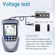 ET613 Network Cable Tester Wire Tracker Battery Voltage POE Test Multi-function Cable Tester
