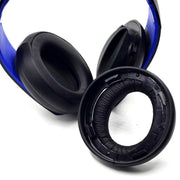 2 PCS Headphone Sponge Cover for SONY PS3 PS4 7.1 Gold,Style: Lamb Leather Earpads