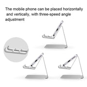 3-gear Adjustable Lazy Metal Mobile Phone Tablet Bracket(Silver)