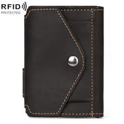 HUMERPAUL BP906 Credit Card Cover RFID Anti-Theft Brush Card Bag(Black)