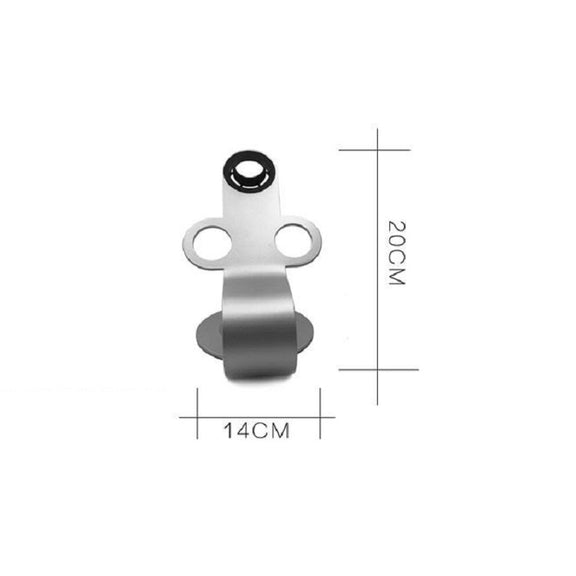 Punch Free Standing Hair Dryer Stand For Dyson 002 Silver