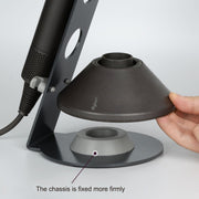 Punch Free Standing Hair Dryer Stand For Dyson 003 Silver