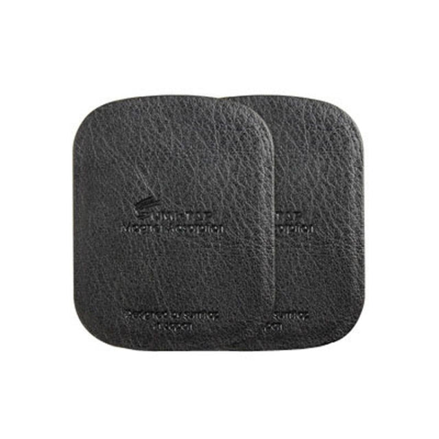 SUMITAP STHP-C40 Leather Square Magnetic Sheet Magnetic Car Phone Holder Accessories(Black)