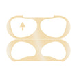 2 PCS Headphone Inner Cover Sticker Dustproof Protective Film For Airpods 3(Gold) - Protective Sticker by PMC TechLife | Online Shopping South Africa | PMC TechLife