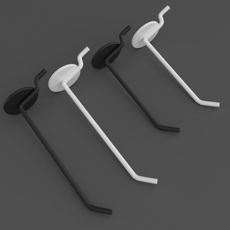 10 PCS Jewelry Accessories Display Orifice Plate Spray Hook, Length: 10cm(Black)